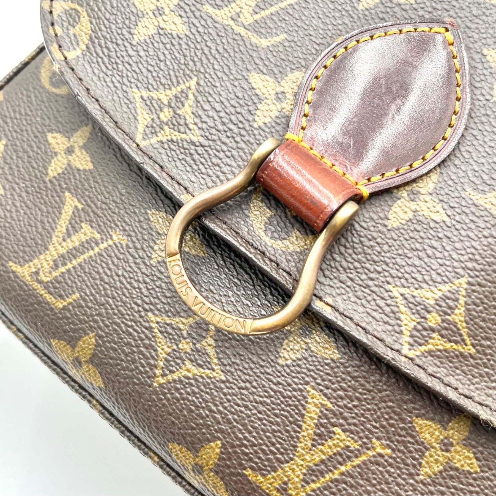 Auth LOUIS VUITTON Monogram Saint-Cloud GM Shoulder Bag M51242 2Y9492