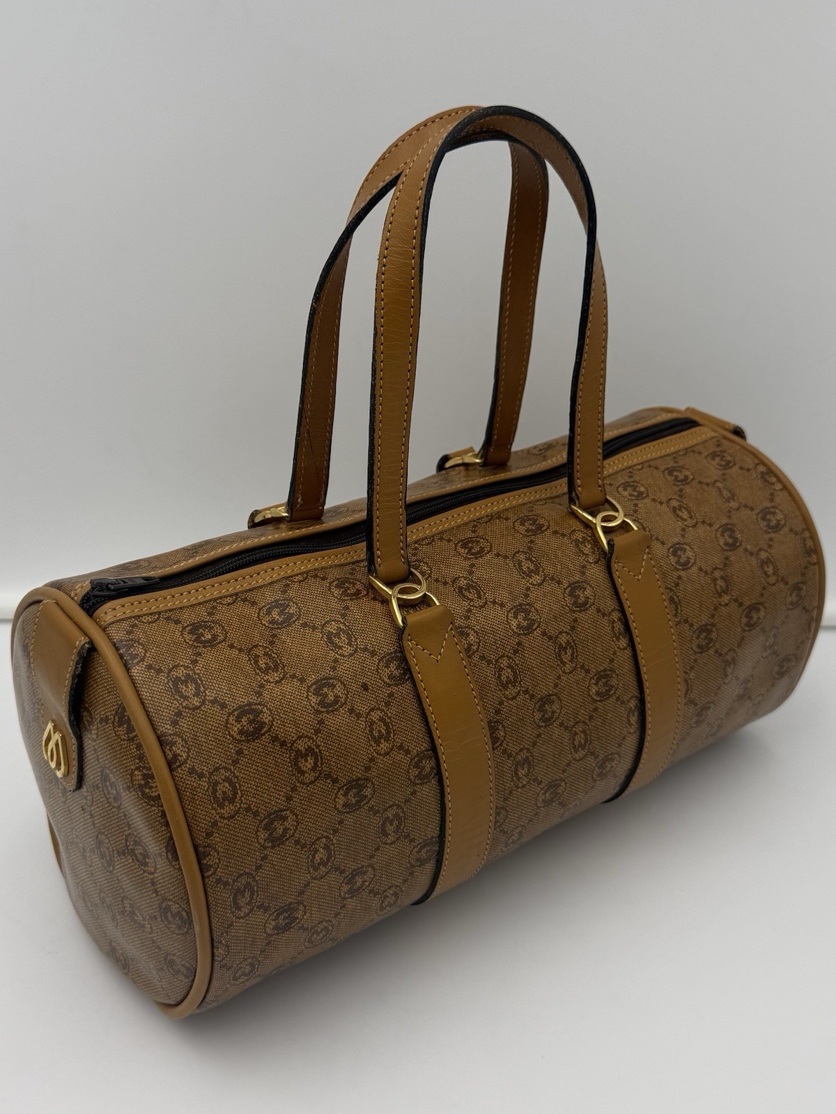 🐢MORABITO 1905 PARIS Monogram Polochon 30 Bag • Made in FRANCE Imperial Warrant