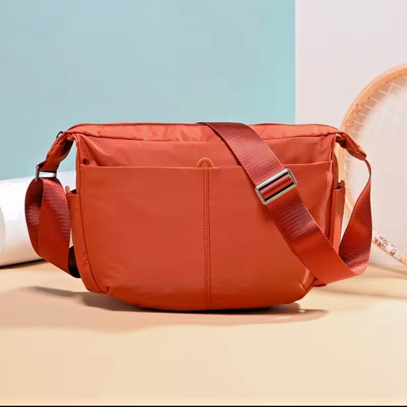 Waterproof Crossbody Shoulder Bag: Multifunctional Design with Long Strap