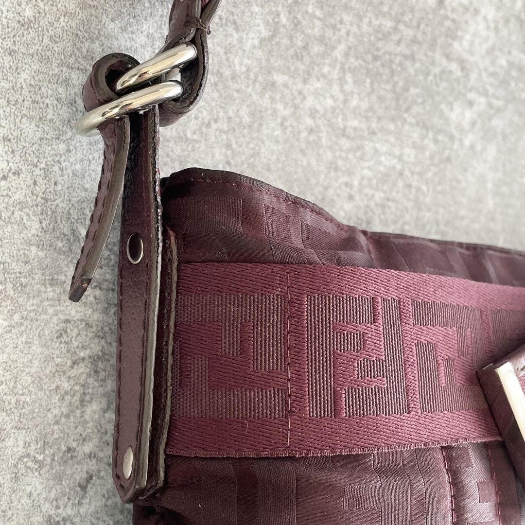 FENDI Handbag Shoulder Bag Mamma Bucket Zucca Pattern y2k