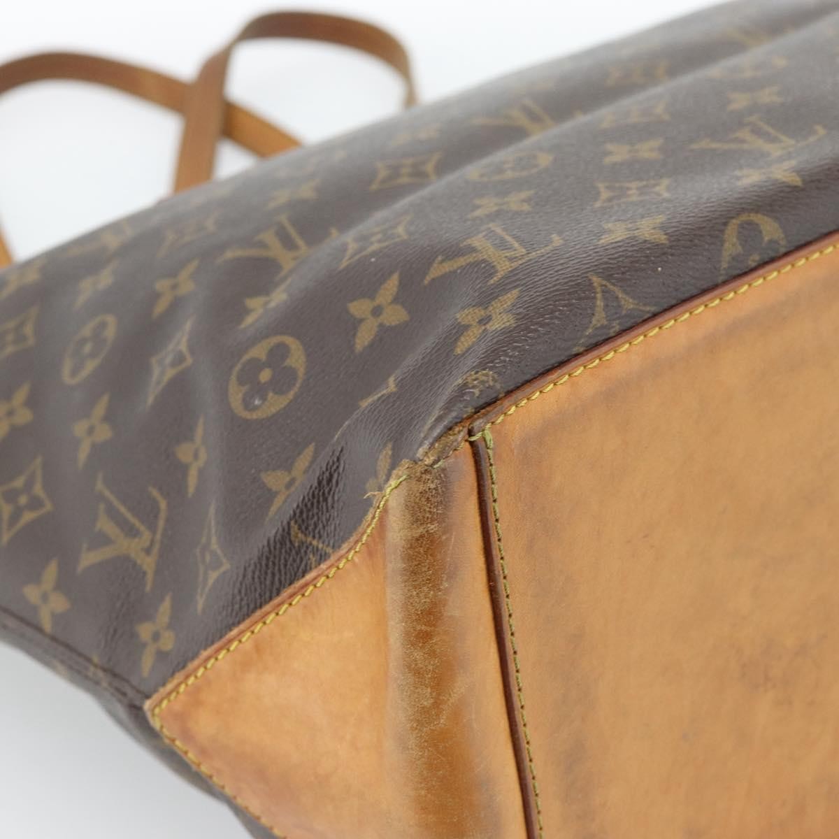 LOUIS VUITTON Monogram Cabas Mezzo Tote Bag M51151 LV Auth 184204