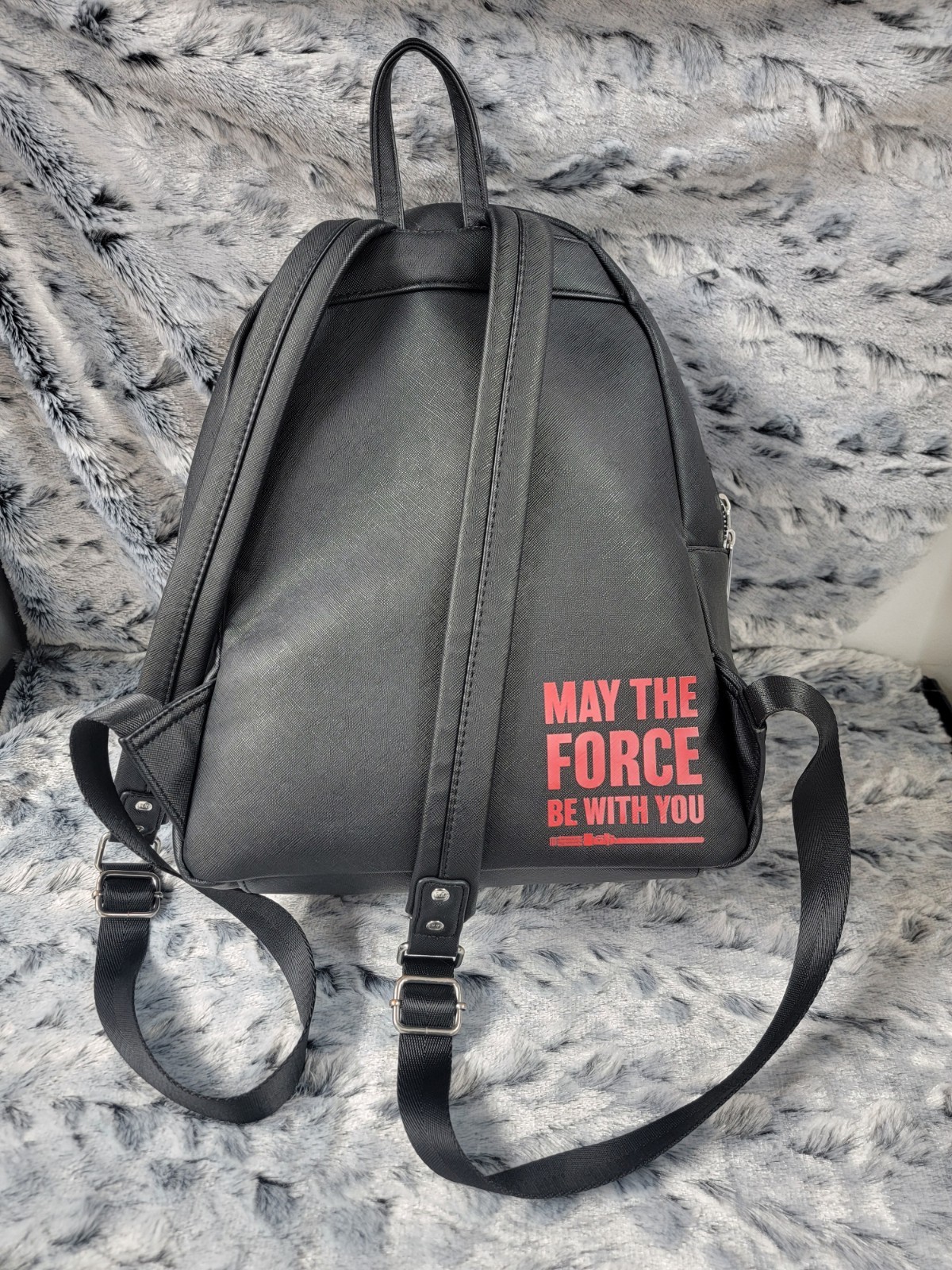 Loungefly Disney Star Wars Prequel Trilogy Triple Pocket Mini Backpack & Wallet