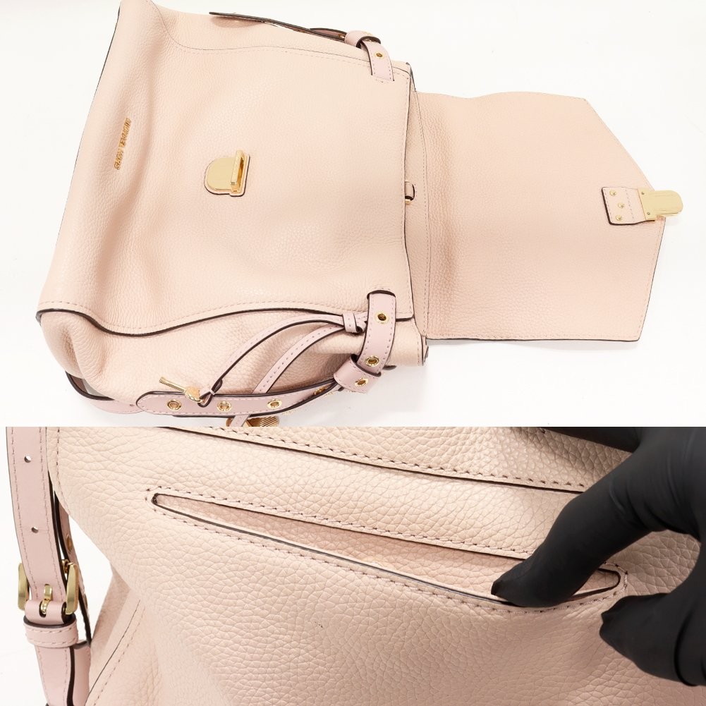 Michael Kors Bristol Medium Studs Backpack Leather Pink with Box Women’s #TKB108