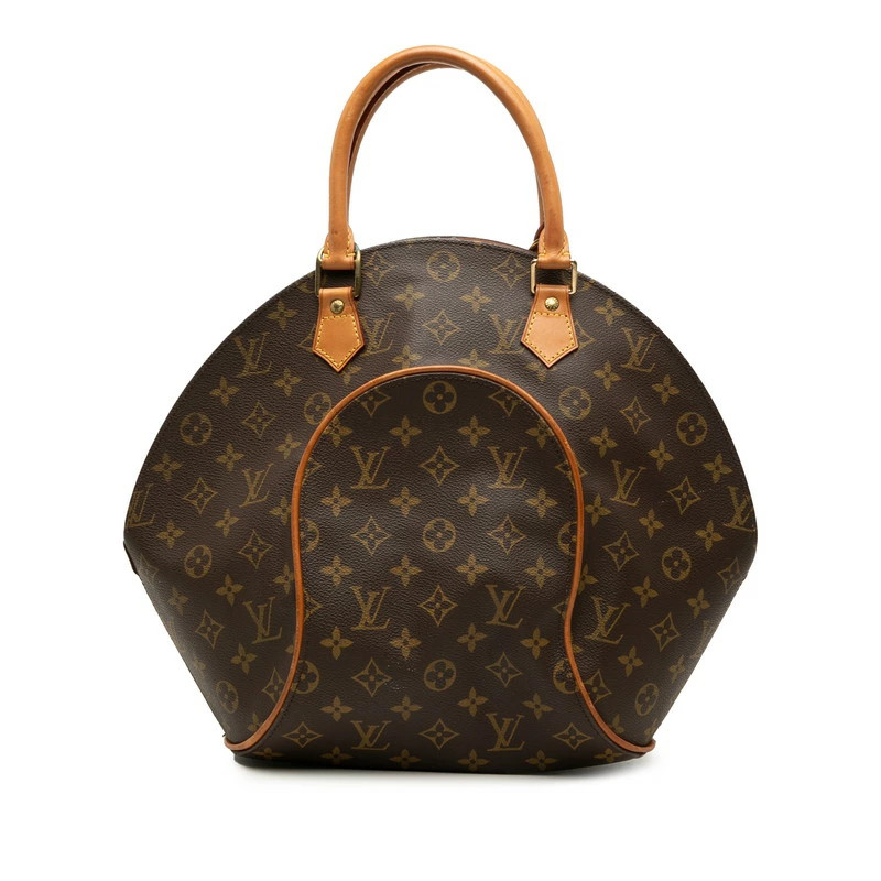 Louis Vuitton Monogram Ellipse MM Handbag M51126 Brown Leather r0_0627