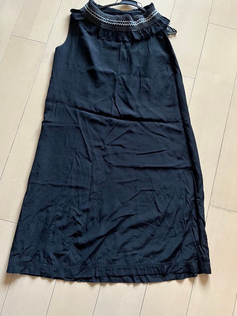 USED TRICOT COMME DES GARCONS SLEEVELESS DRESS, BLACK, CUTE. GOOD