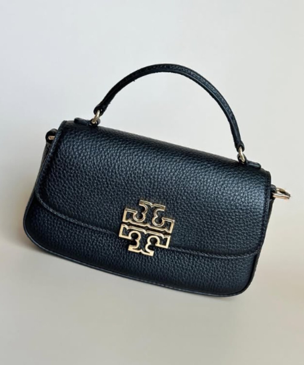 Tory Burch Britten Mini Top Handle Crossbody Black