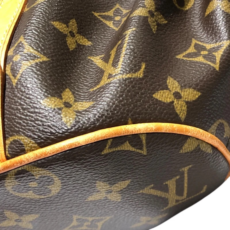 LOUIS VUITTON Teddy PM Brown Canvas Handbag M92399 #OKB3707