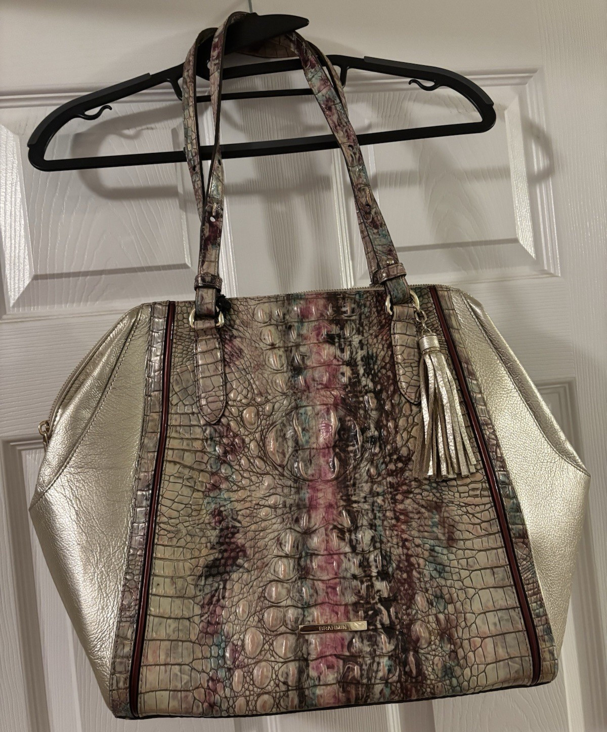 Brahmin Medium Camilia – Amethyst Celestine