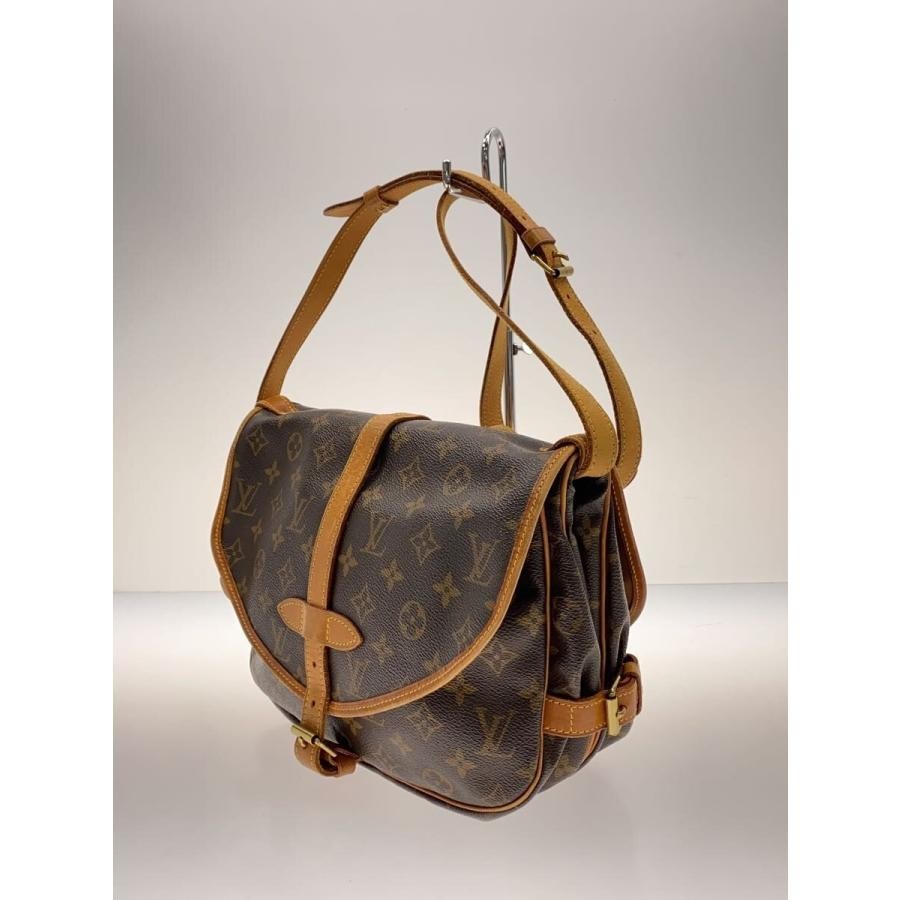 LOUIS VUITTON Bag: Saumur 30 M42256 Brown W28H21D5cm;