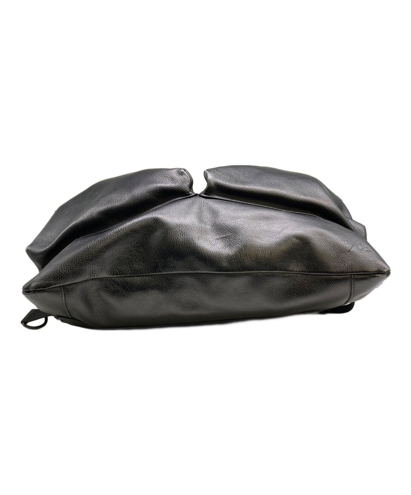 F CE 2Way Bag Black Leather Authentic From Japan