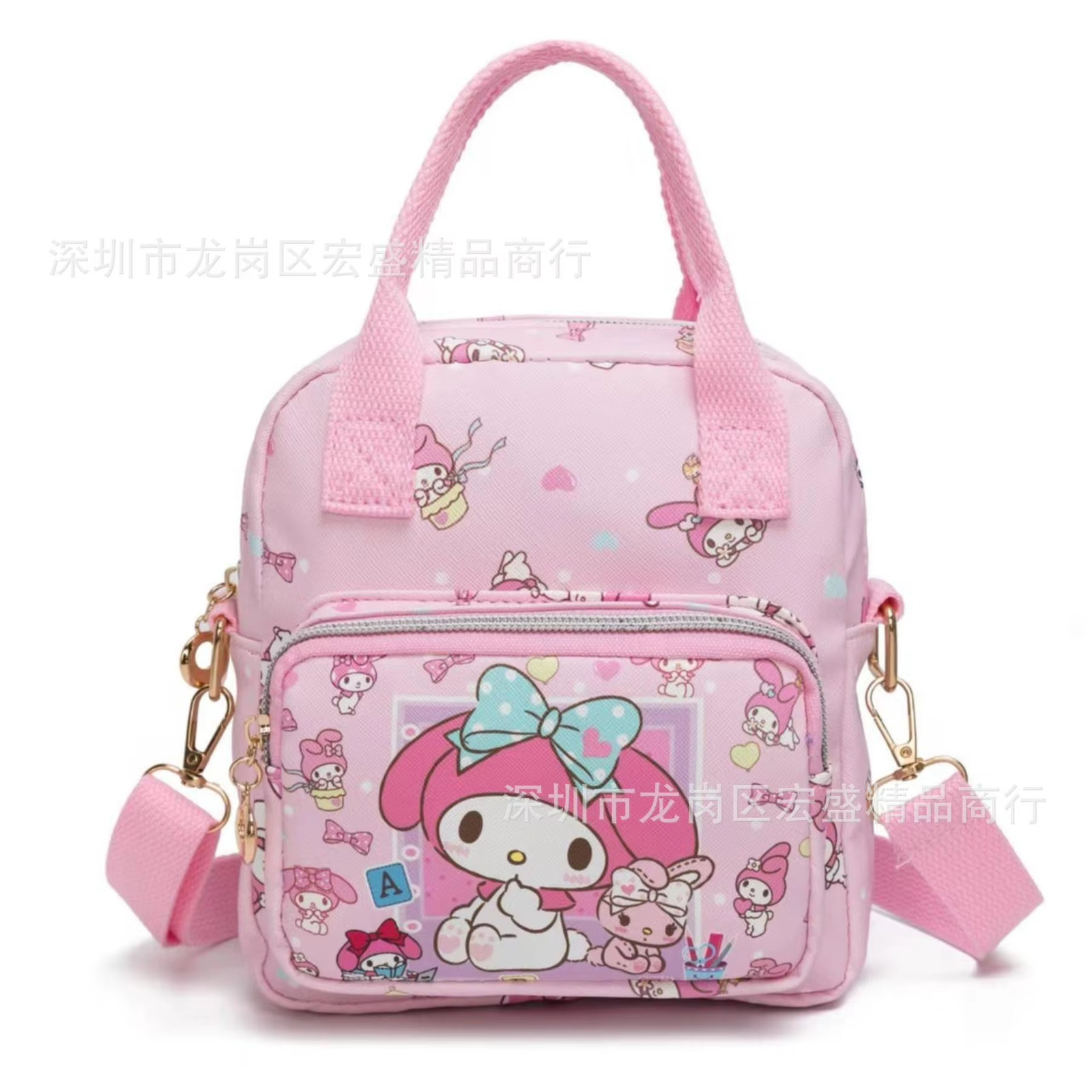 Cute Sanrio Hello Kitty Leather Women’S Messenger Bag Cartoon Kuromi Melody Cinn