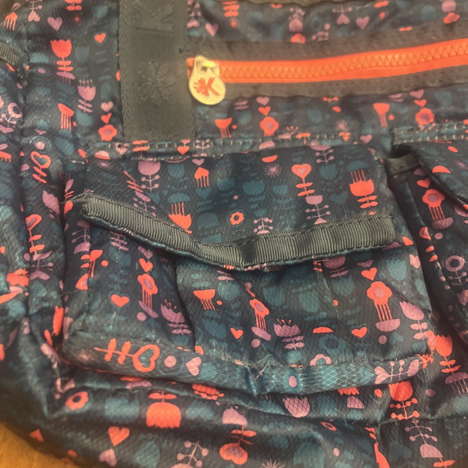 Kaia crossbody purse peacock garden