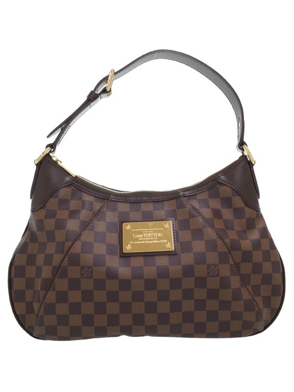 Louis Vuitton Damier Ebene Brown Thames Semi Shoulder Bag