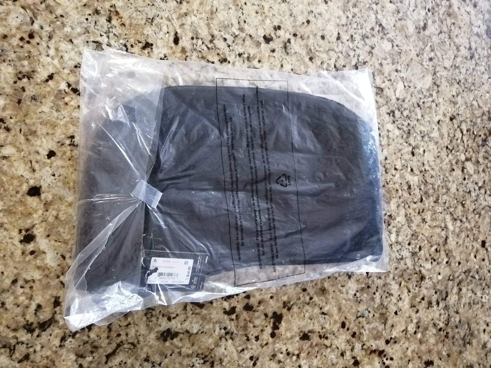 Adidas Crescent Crossbody Bag 15″ x 8″ JL4129 Black