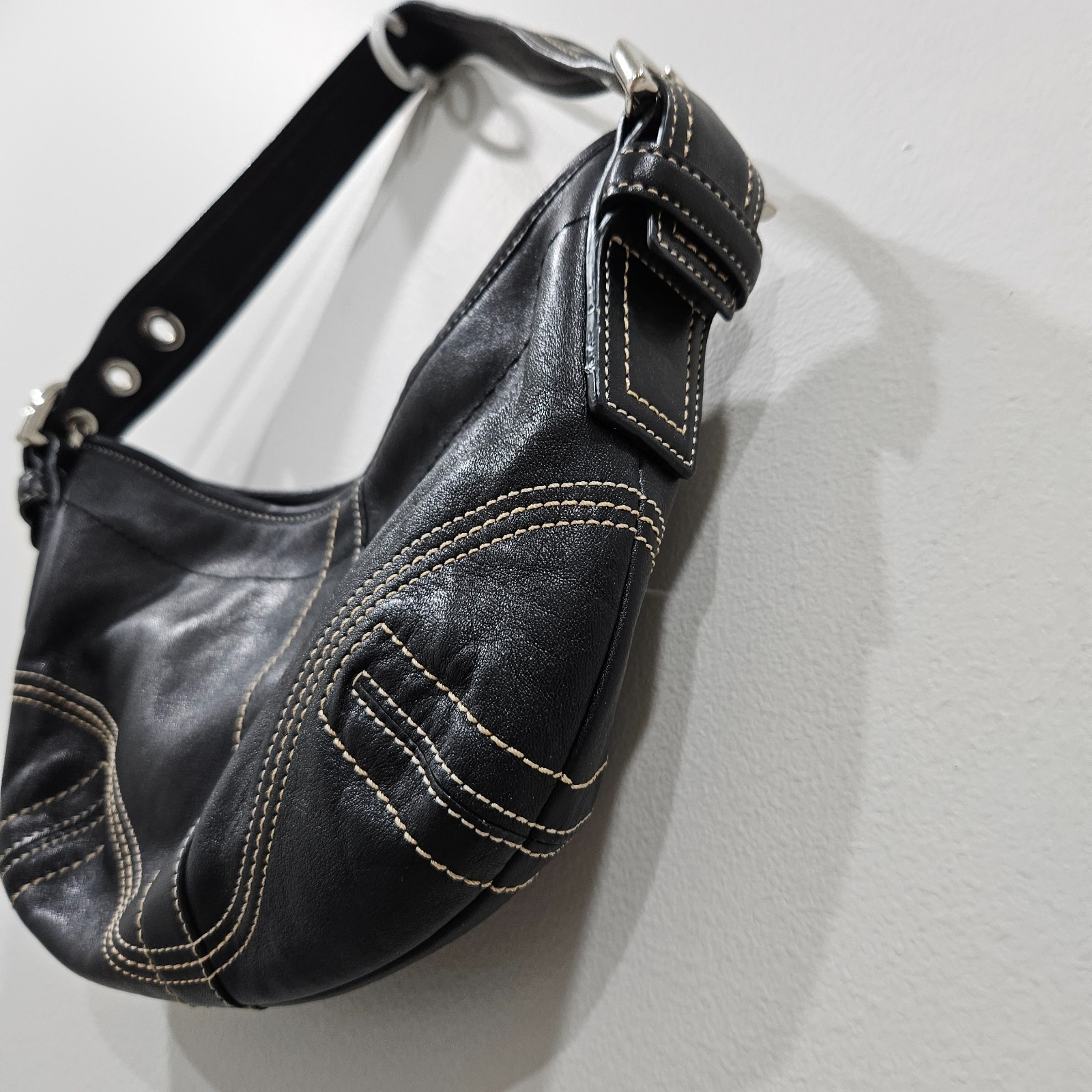 Vintage Coach Soho Small Hobo Shoulder Bag Y2K K05X-8A01 Whimsygoth Dark Fairy