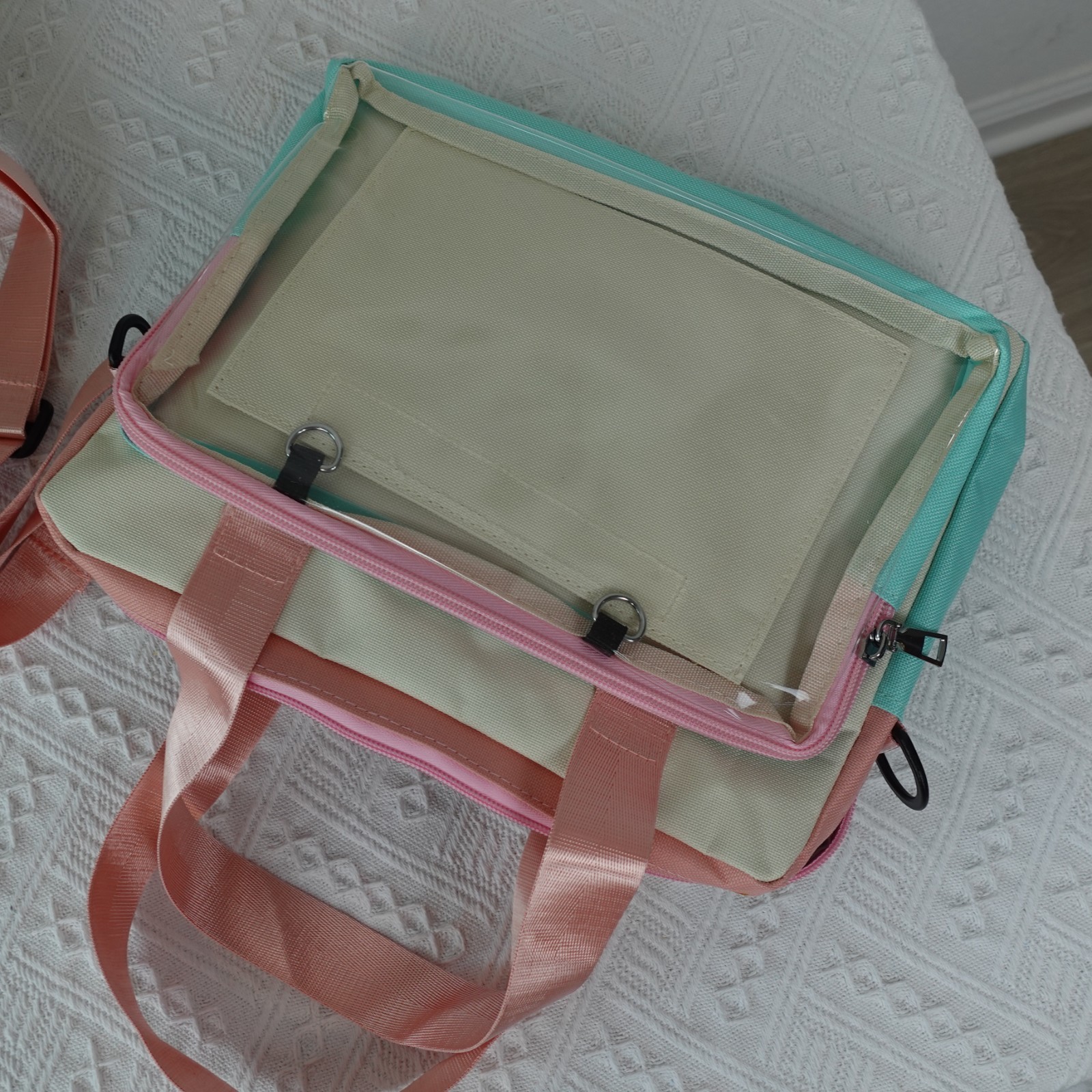 Kawaii Ita Bag Crossbody Messenger Bag, Anime Pin Display Purse, Window itabag