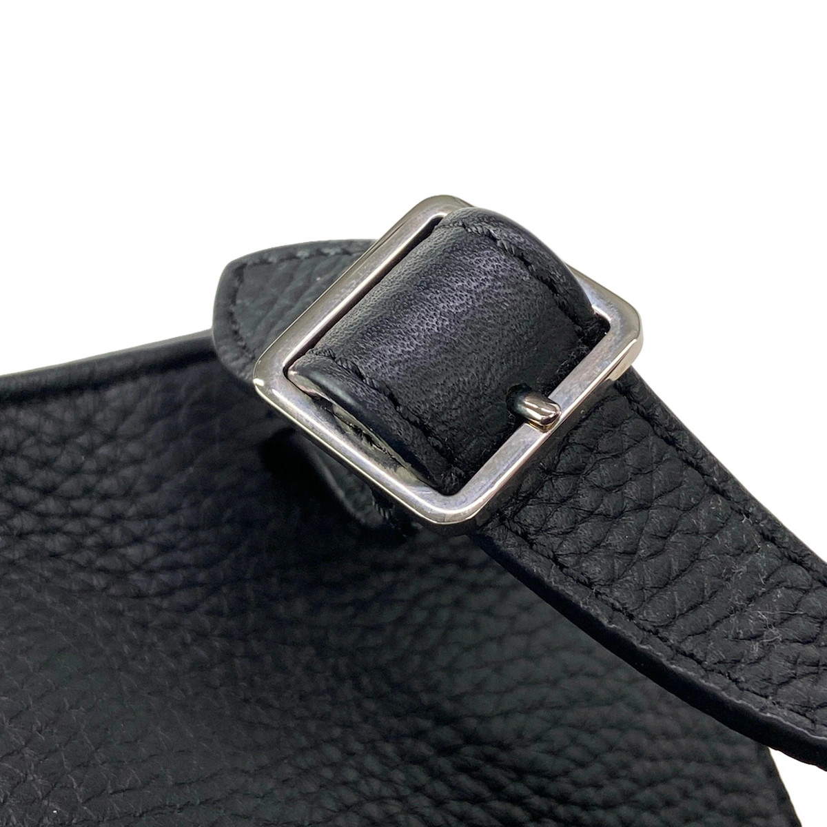 THE ROW Soft Margaux 10 Black Grain Calf Handbag