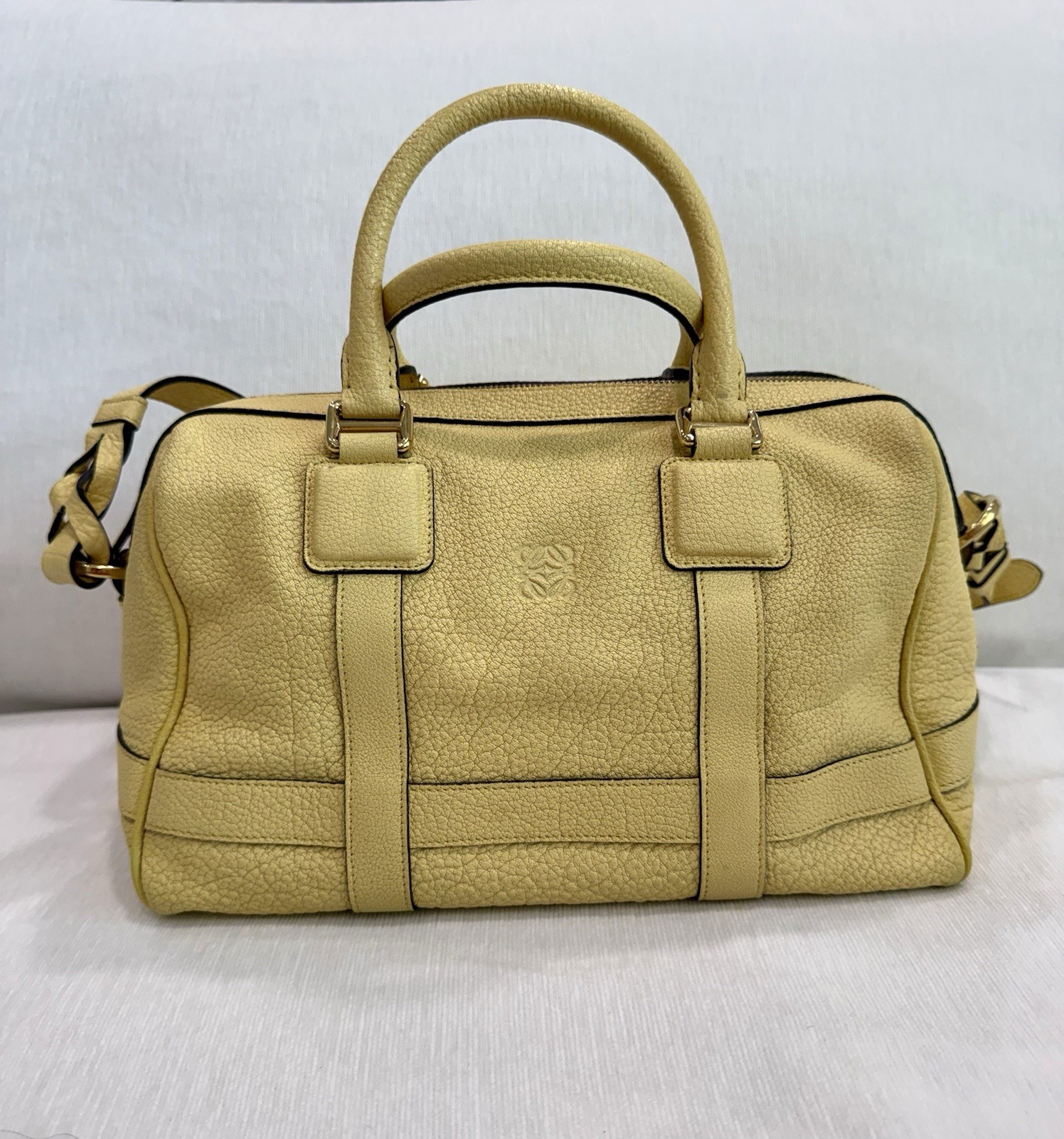 Loewe Paseo Medium Yellow Full Leather