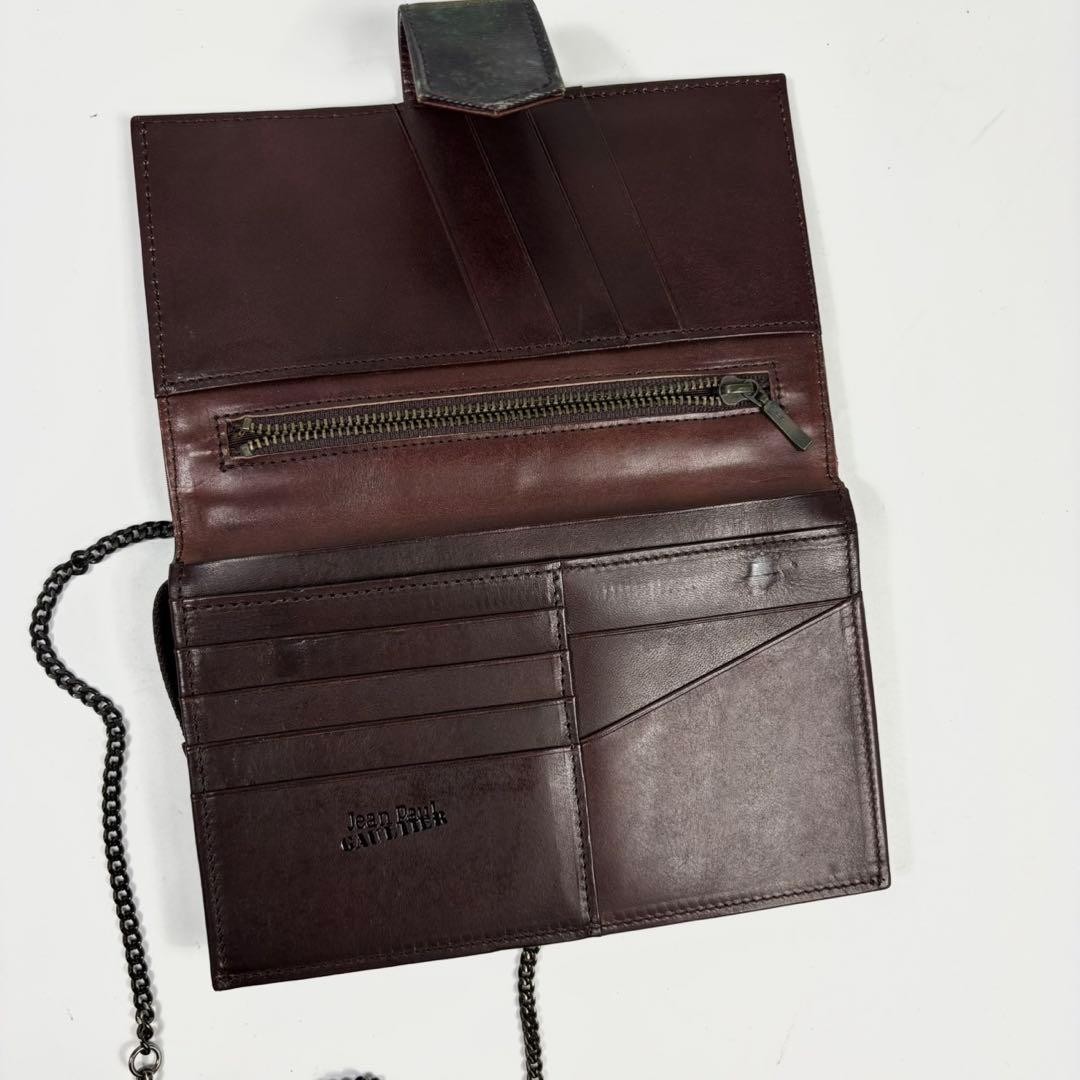 Jean Paul Gaultier V Cyber ​​Shoulder Bag Chain Wallet Vintage From Japan