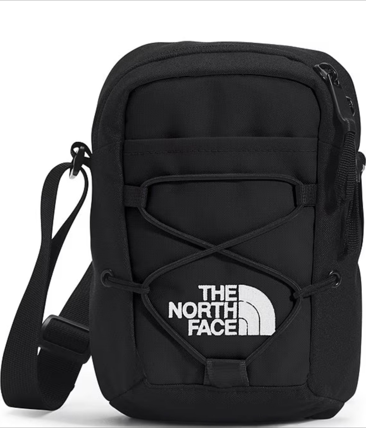 The North Face Unisex Black Jester Front Bungee Cord Adjustable Crossbody Bag
