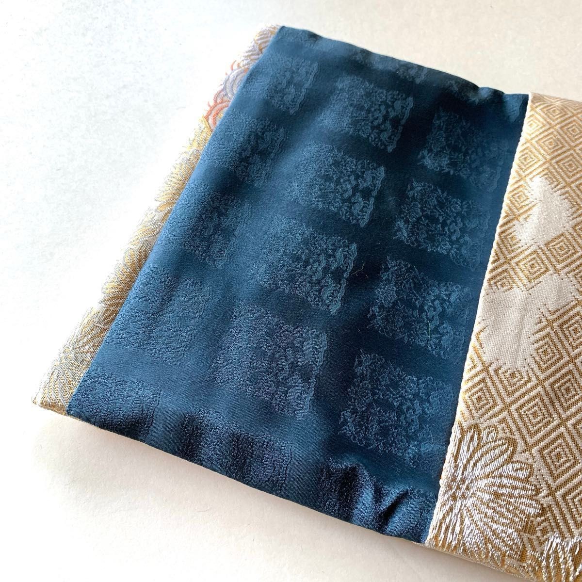 [Used] Kiryu Chest Woven Goshuincho Pouch Bag Clutch JAPANese Textile From JAPAN