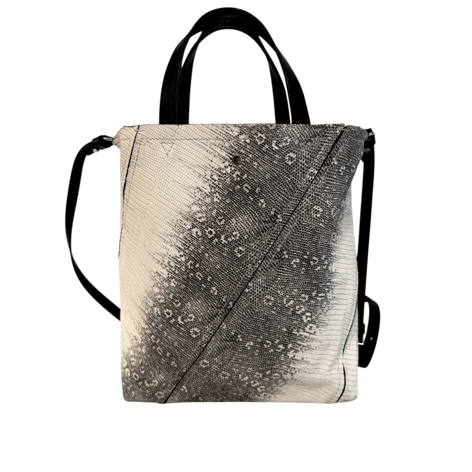 Proenza Schouler hex tote leather reptile print
