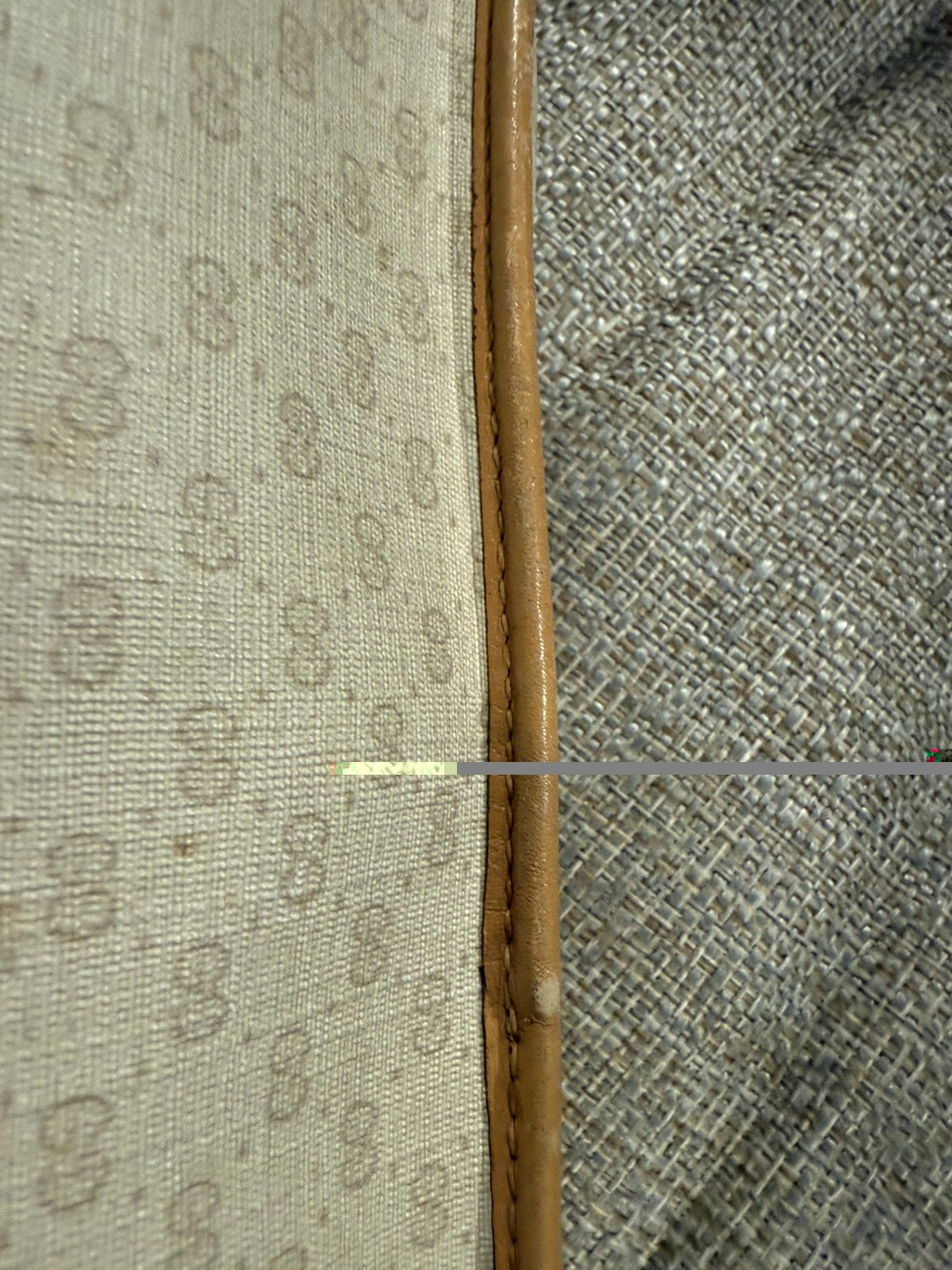 Gucci Ivory Micro GG Attache Briefcase