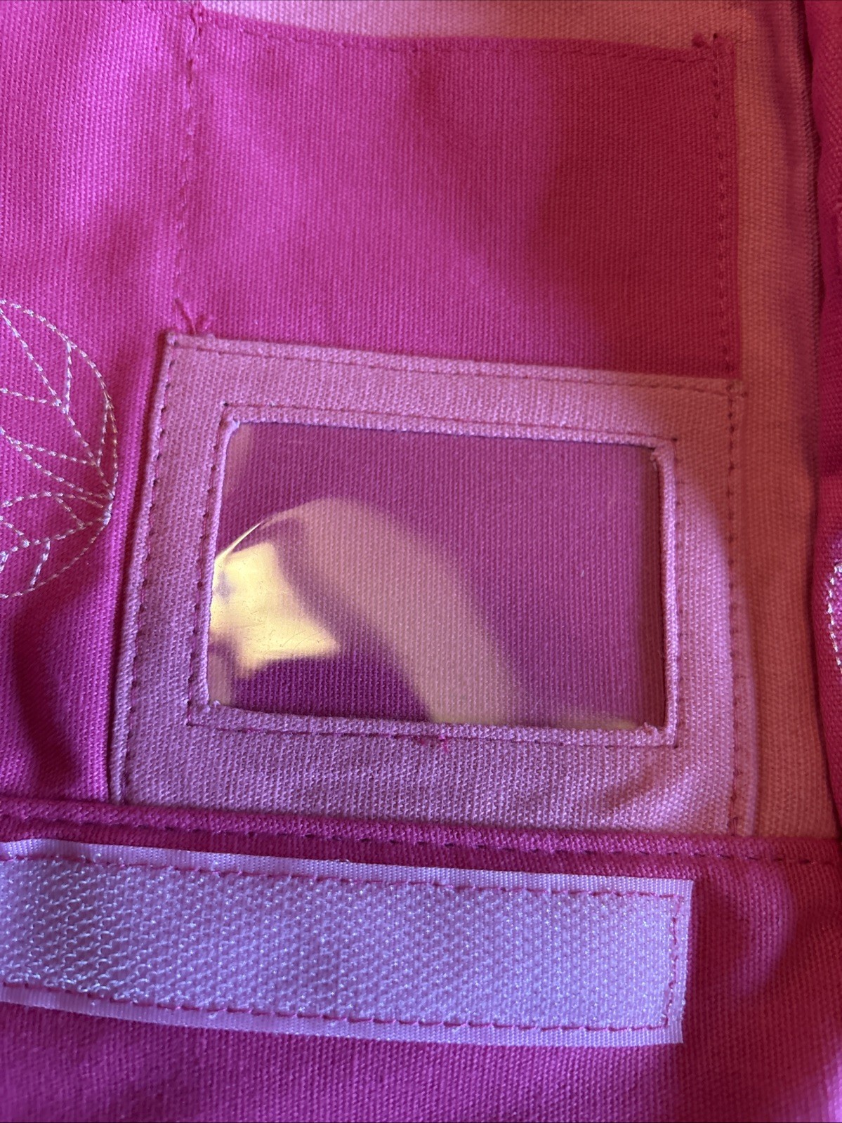 American Girl Crossbody Bag Purse Hot Pink 2015 Embroidered Adjustable Strap