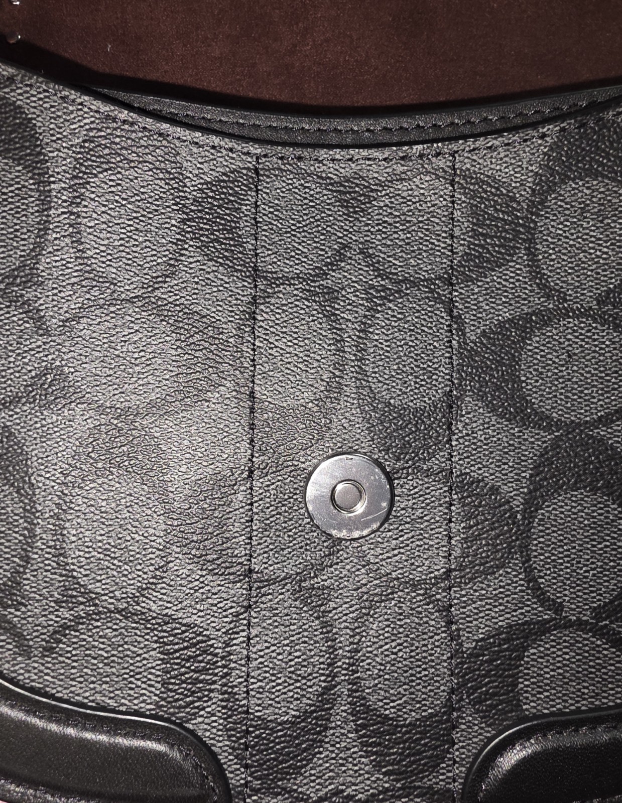 NWOT!! Coach Black Saddle Crossbody Bag