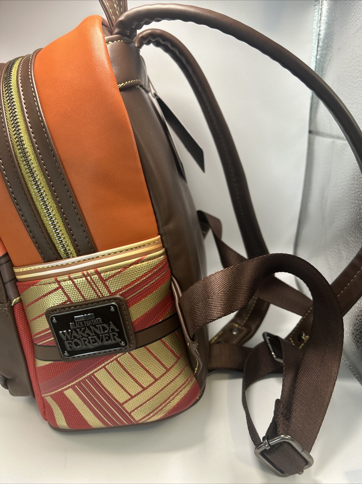 NWT Loungefly Marvel Black Panther Wakanda Forever Okoye Cosplay Mini Backpack