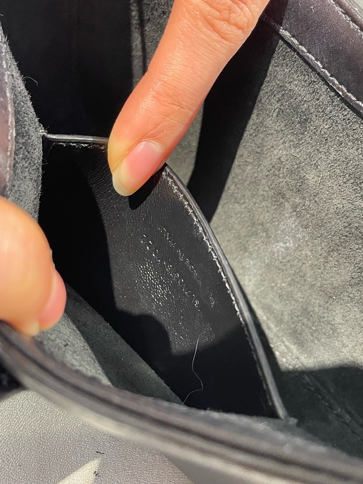 Saint laurent Pre-Owned Authentic Underarm Bag Black 19/11.5/4.5