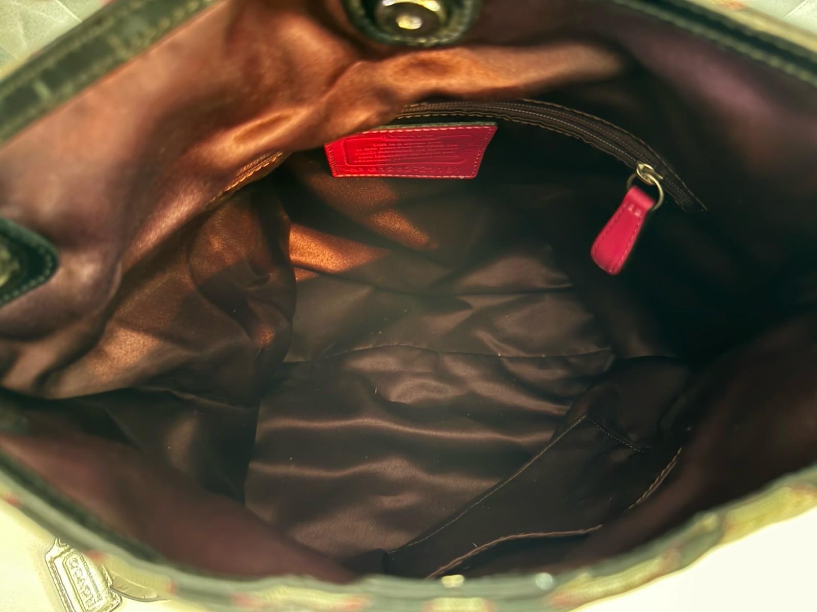 Coach Poppy Slim Tote