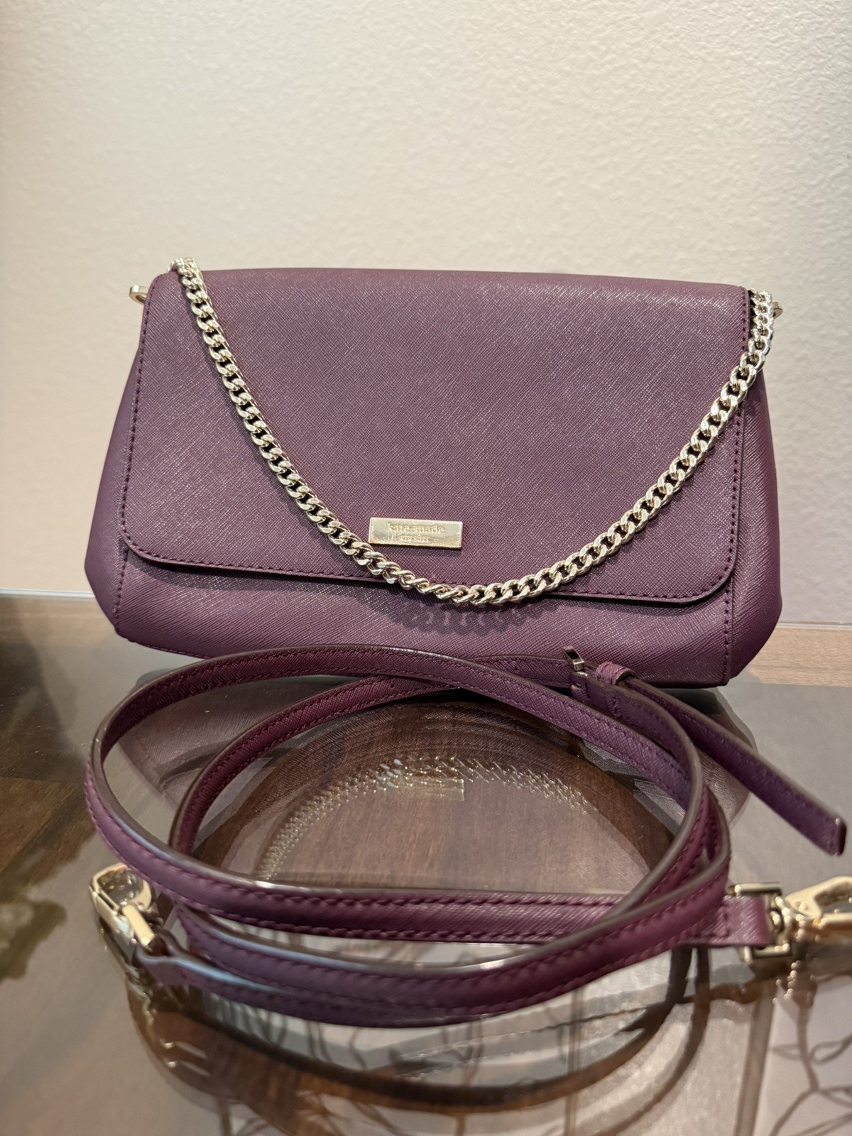 Kate Spade Laurel Way Greer Crossbody Deep Plum
