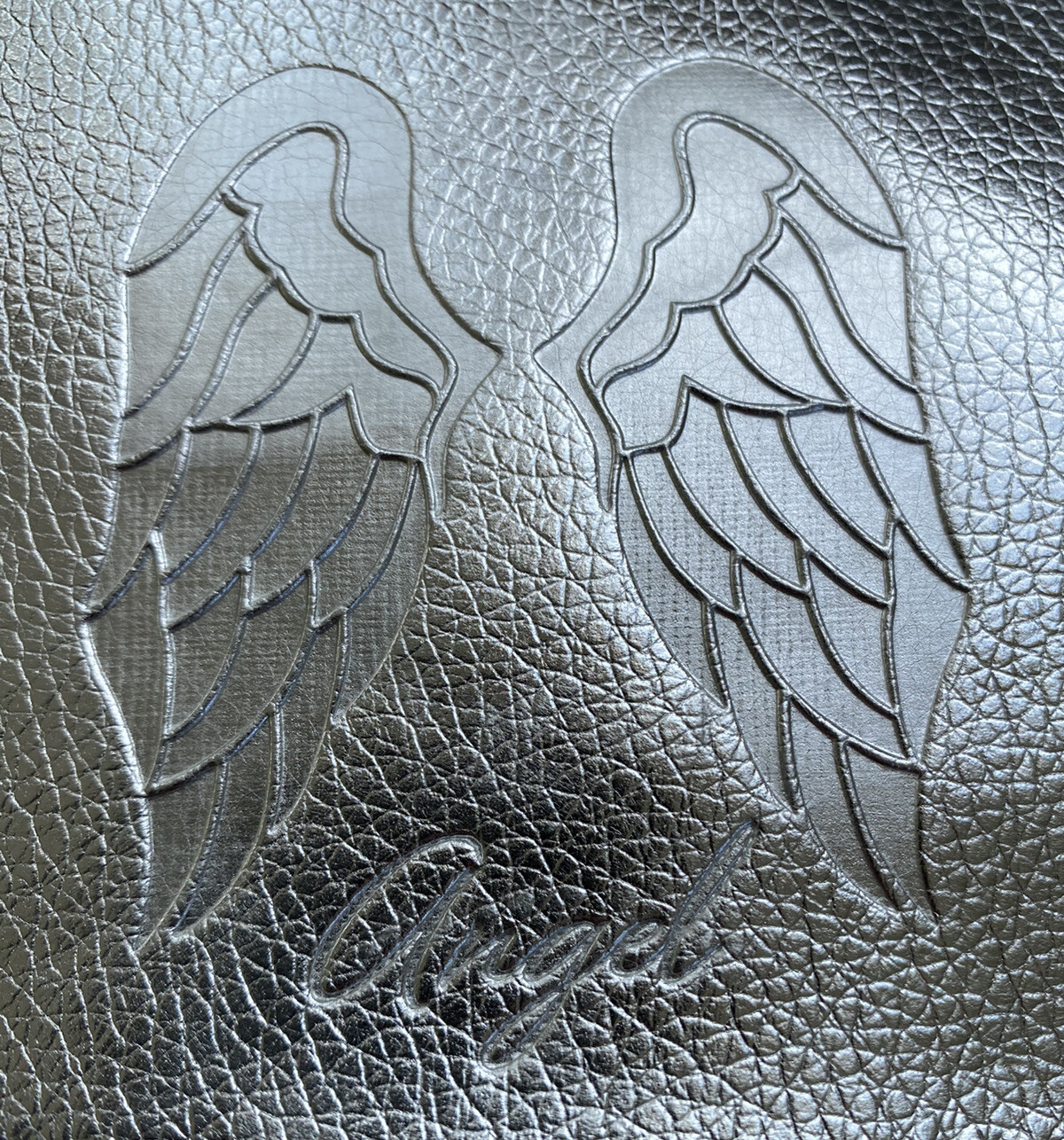 NEW Victoria’s Secret Angel Silver Metallic Clutch Hand Fold Over Bag NWT $68