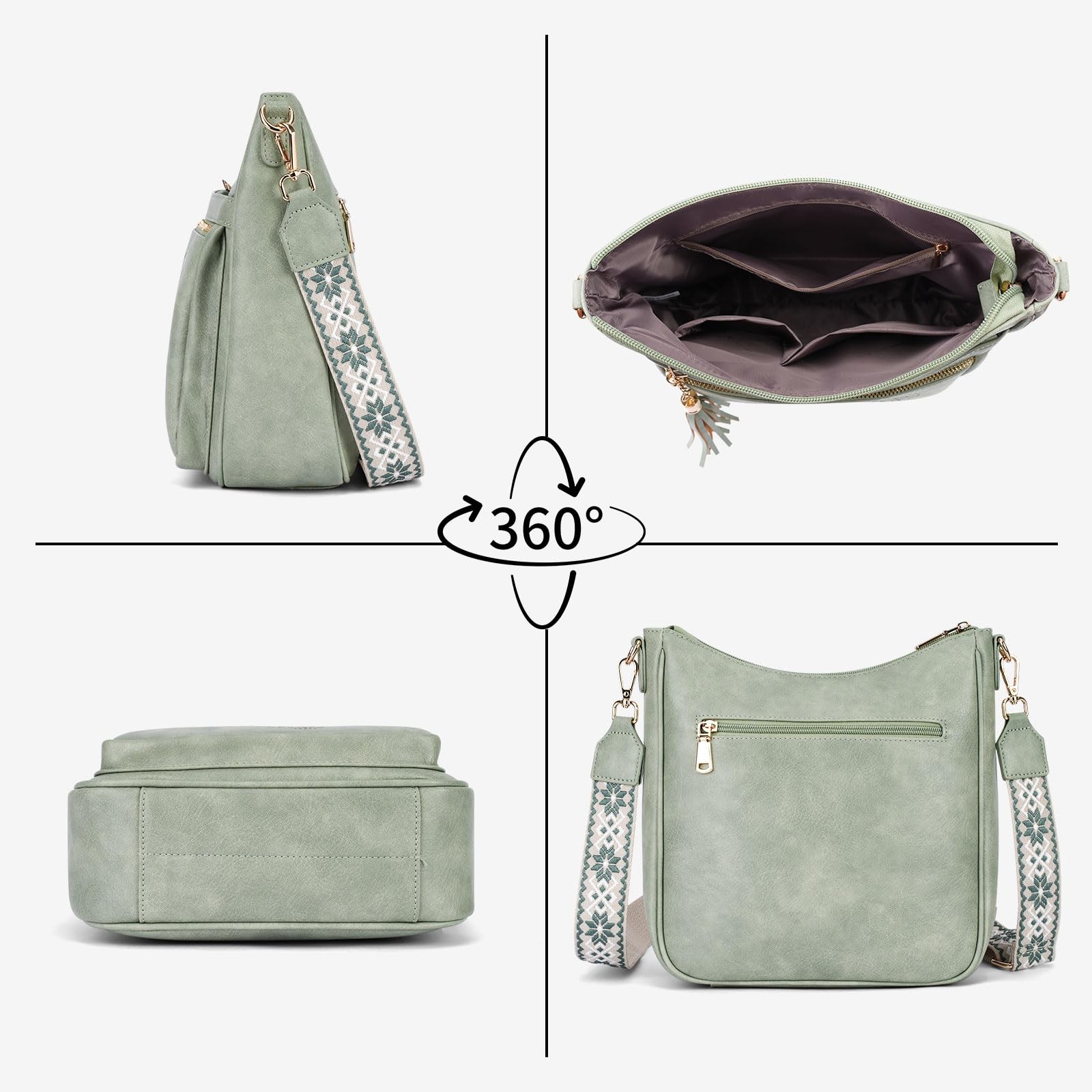 Medium Crossbody Bags for Women Trendy, Women’s Butterfly Shoulder Handbags w…