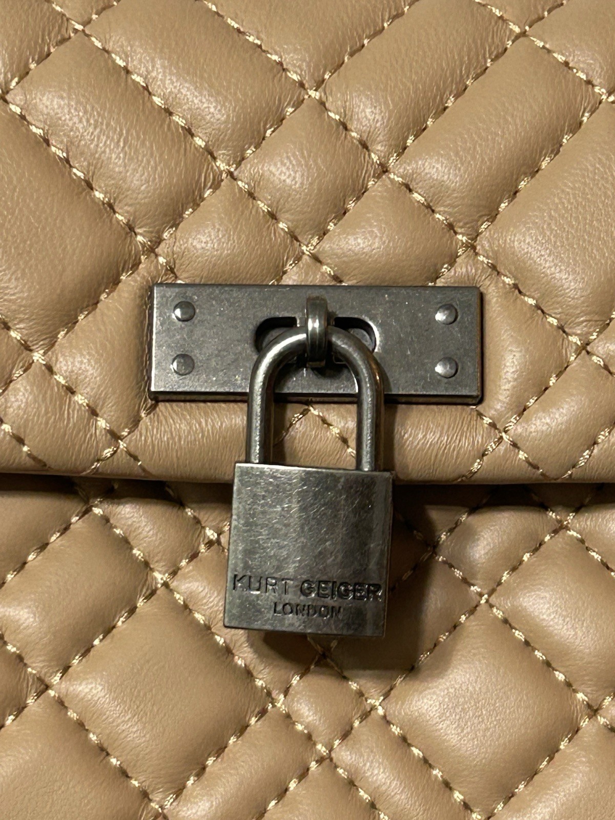 Kurt Geiger NWOT The London Mini Brixton Lock Leather Bag