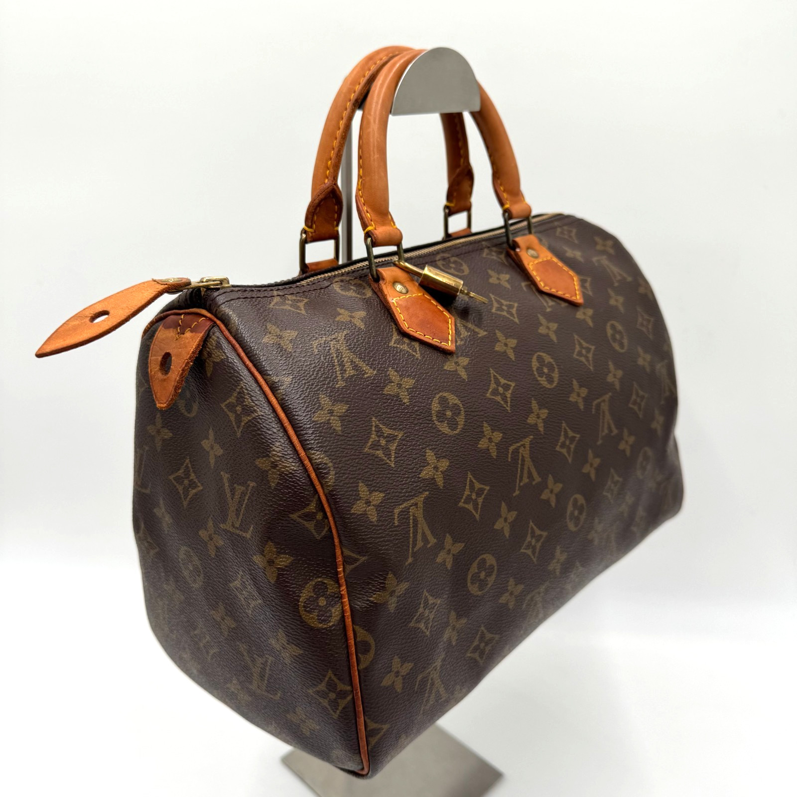 [ NoTariff ] Louis Vuitton Monogram Speedy 30 Hand Bag M41526 #FH1911 Auth Used