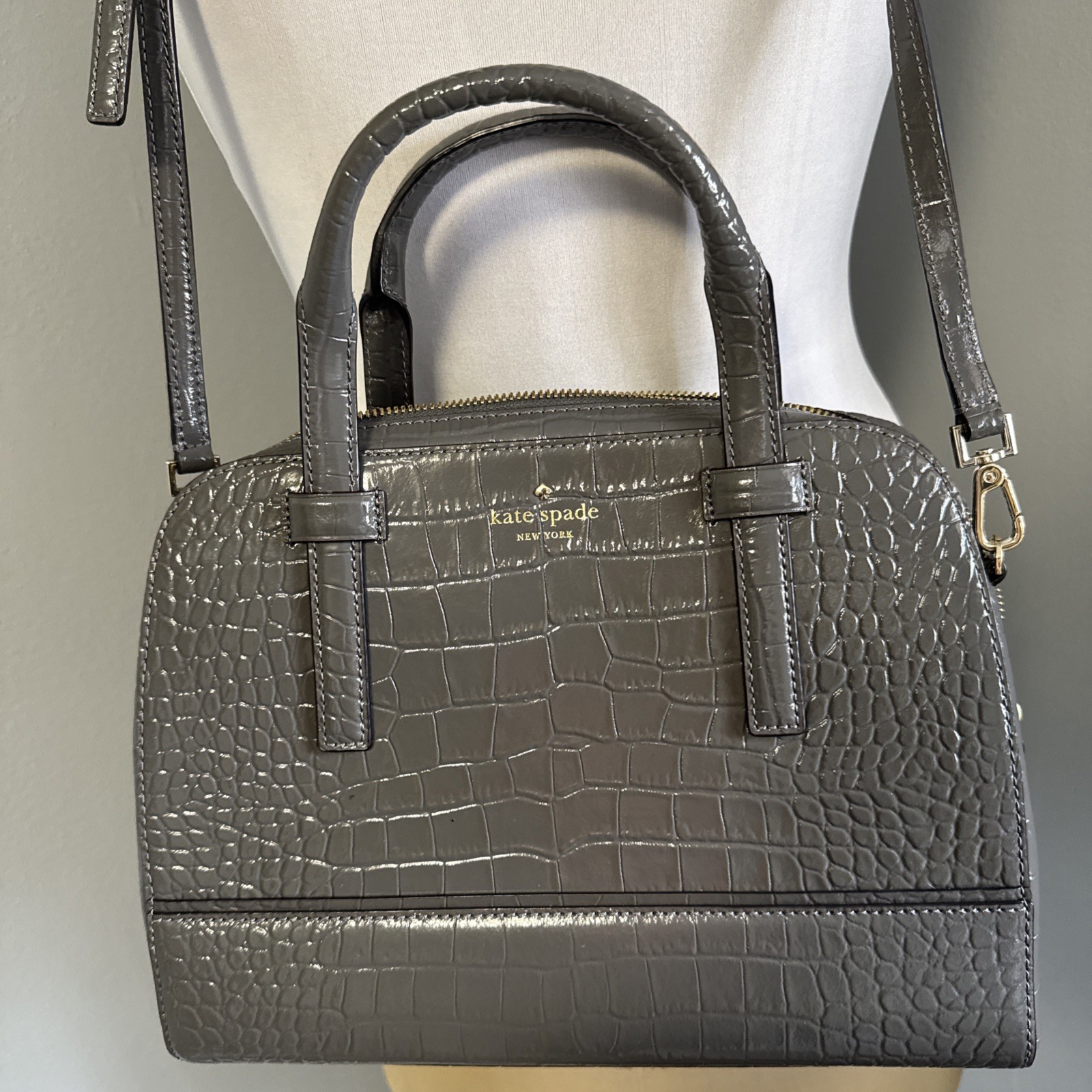 Kate Spade New York Riverside Street Exotic Small Felix Satchel Bag Deepgraph