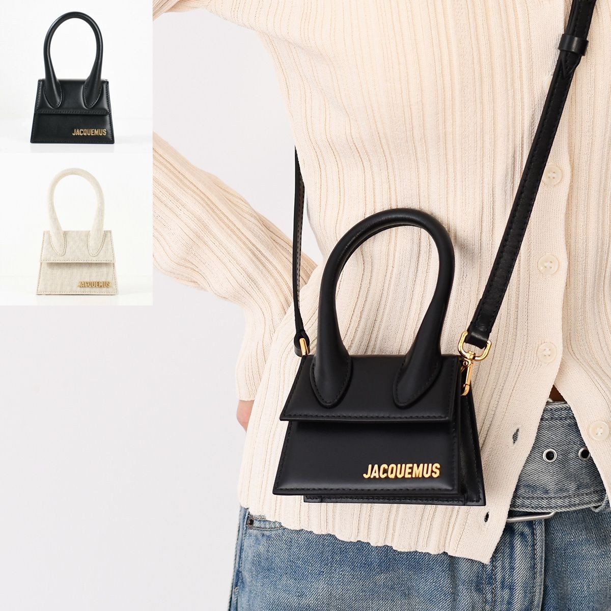 JACQUEMUS Bag 213BA001 Chiquito LE CHIQUITO Handbag Shoulder Bag Women’s Black B