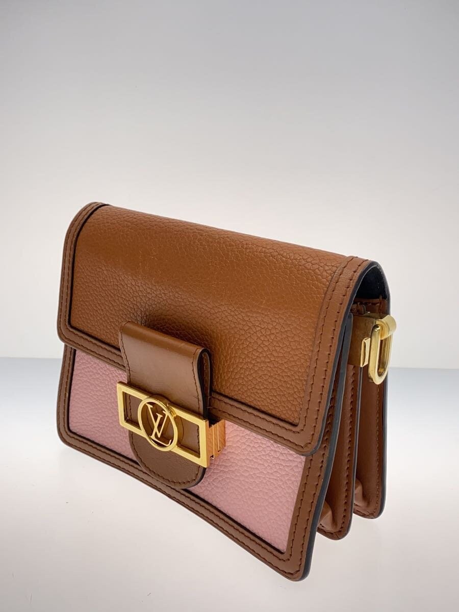 Louis Vuitton Dauphine MINI Shoulder Bag Cowhide Leather BRW Unisex #SSB1967