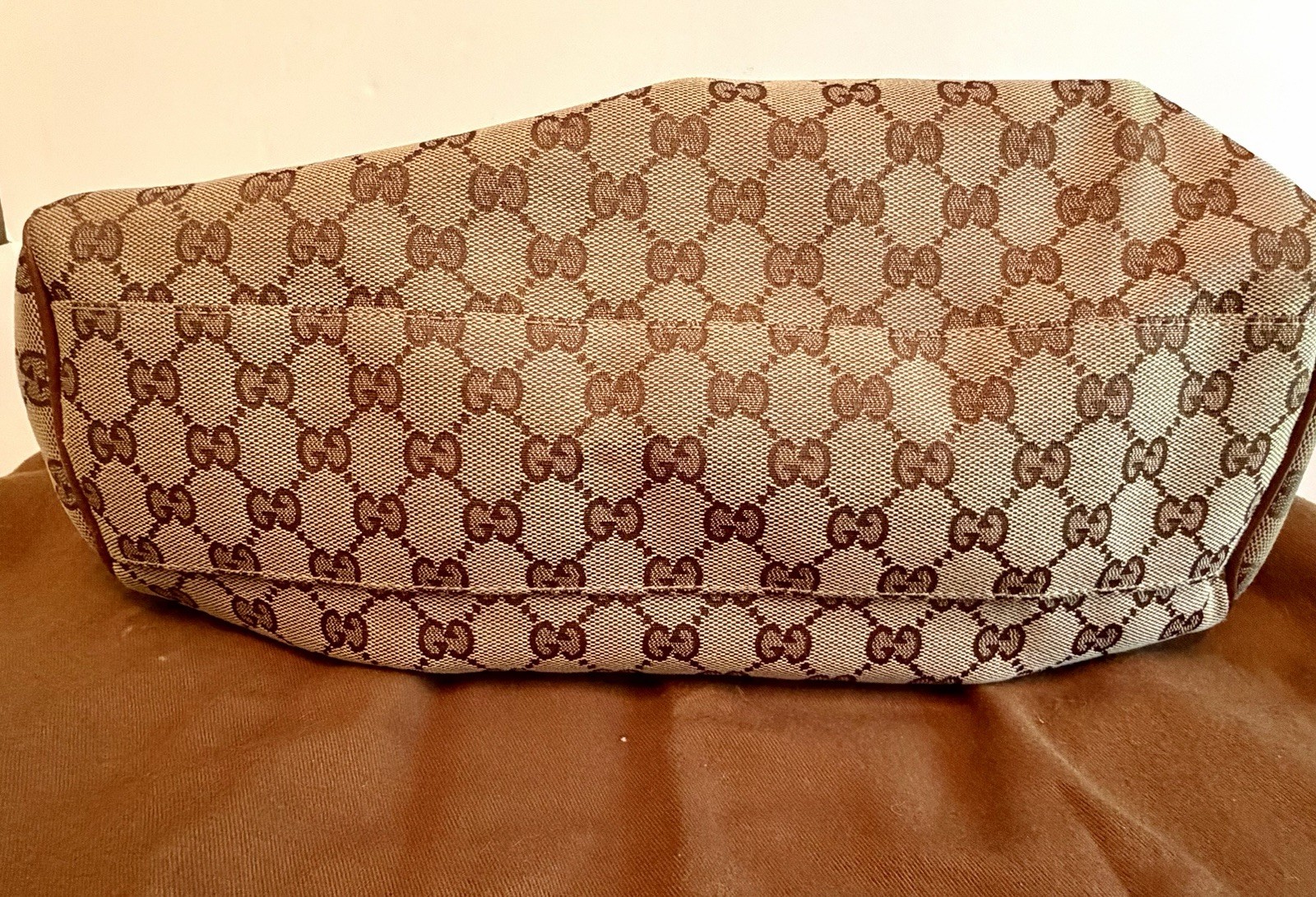 Gucci Sukey Shoulder Hobo Bag Canvas Made in Italy w/dustbag