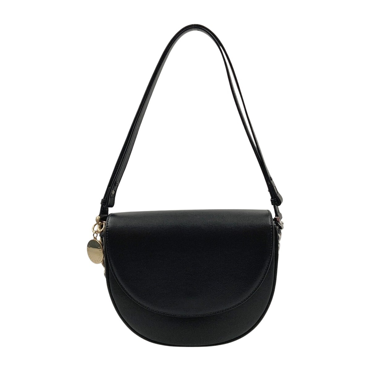 Stella McCartney Frayme medium leather Shoulder Bag 7B0006 W8839 black