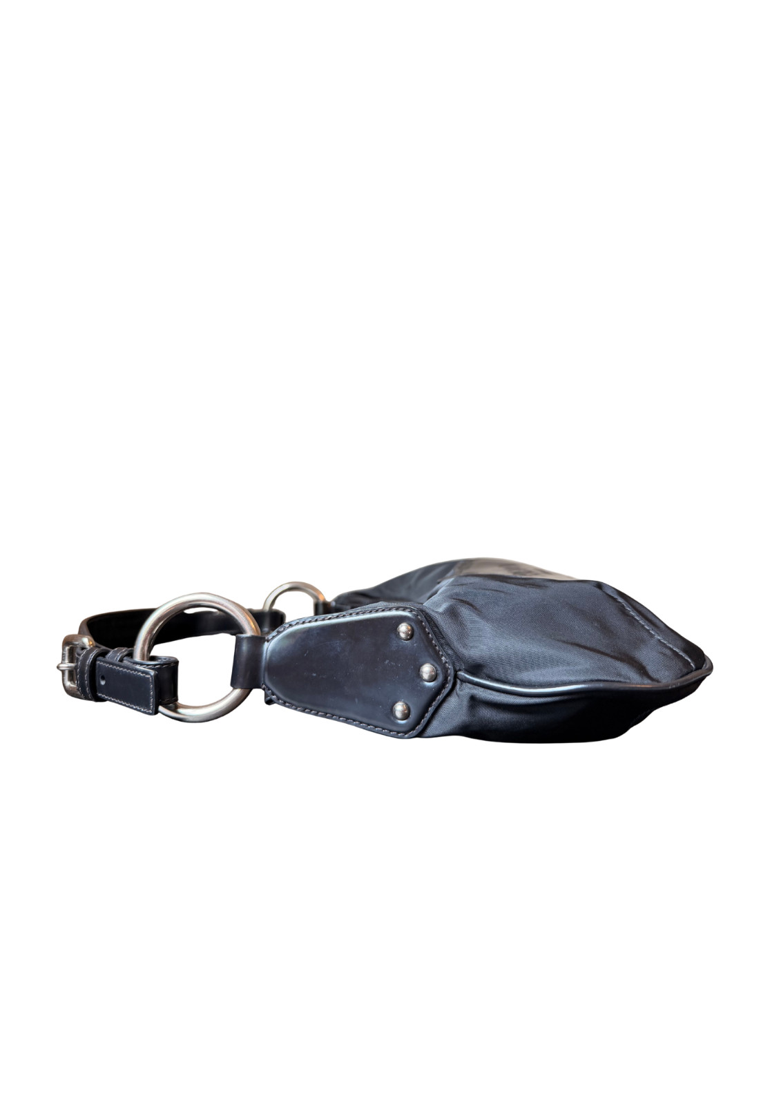 Prada Nylon Tessuto Jacquard Hobo Shoulder