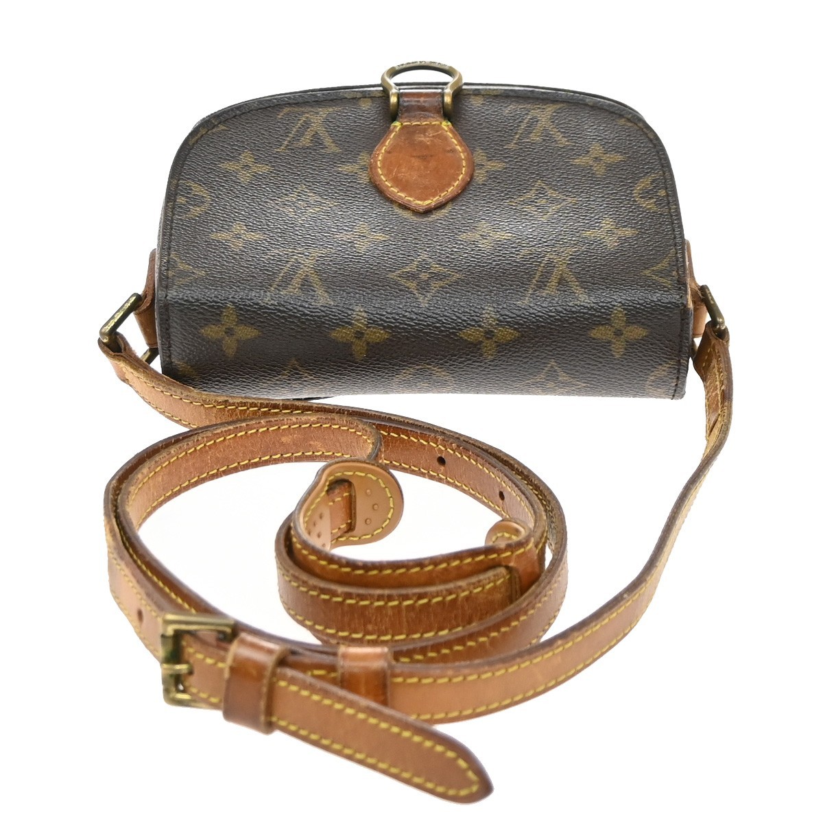 LOUIS VUITTON Mini Saint Cloud Shoulder Bag Monogram Leather BN M51244 37SA258
