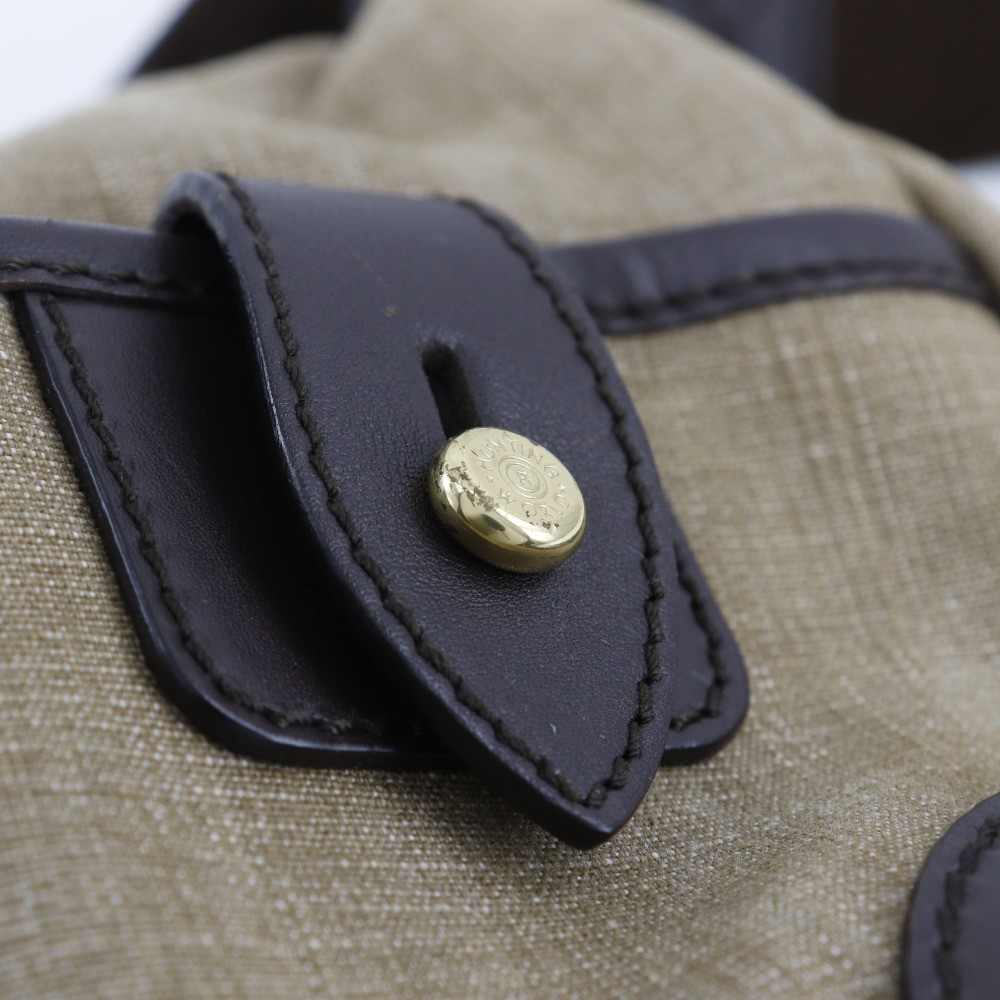 HUNTING WORLD Shoulder Bag Hobo bag beige canvas Women
