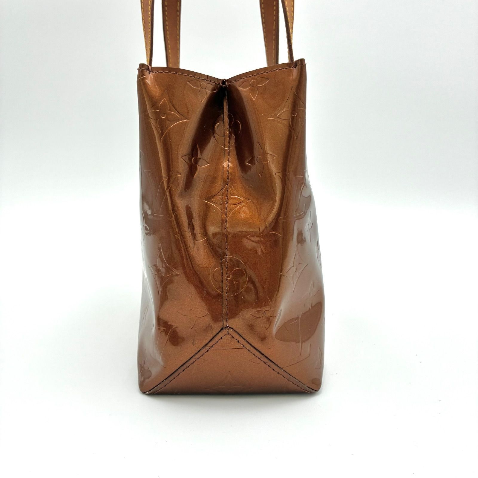 Auth LOUIS VUITTON Reade PM Vernis Hand Bag M91122 2Y6144