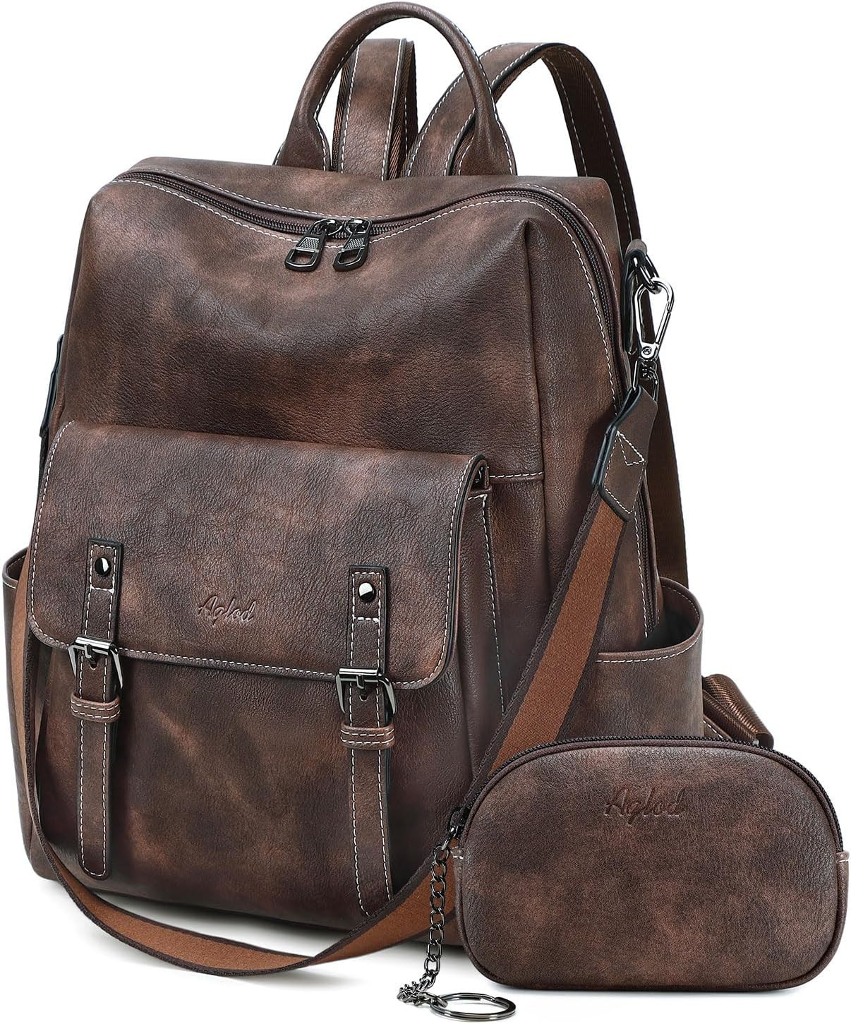 Backpack Purse for Women PU Leather Back Packs Designer Ladies Shoulder Bag Fash