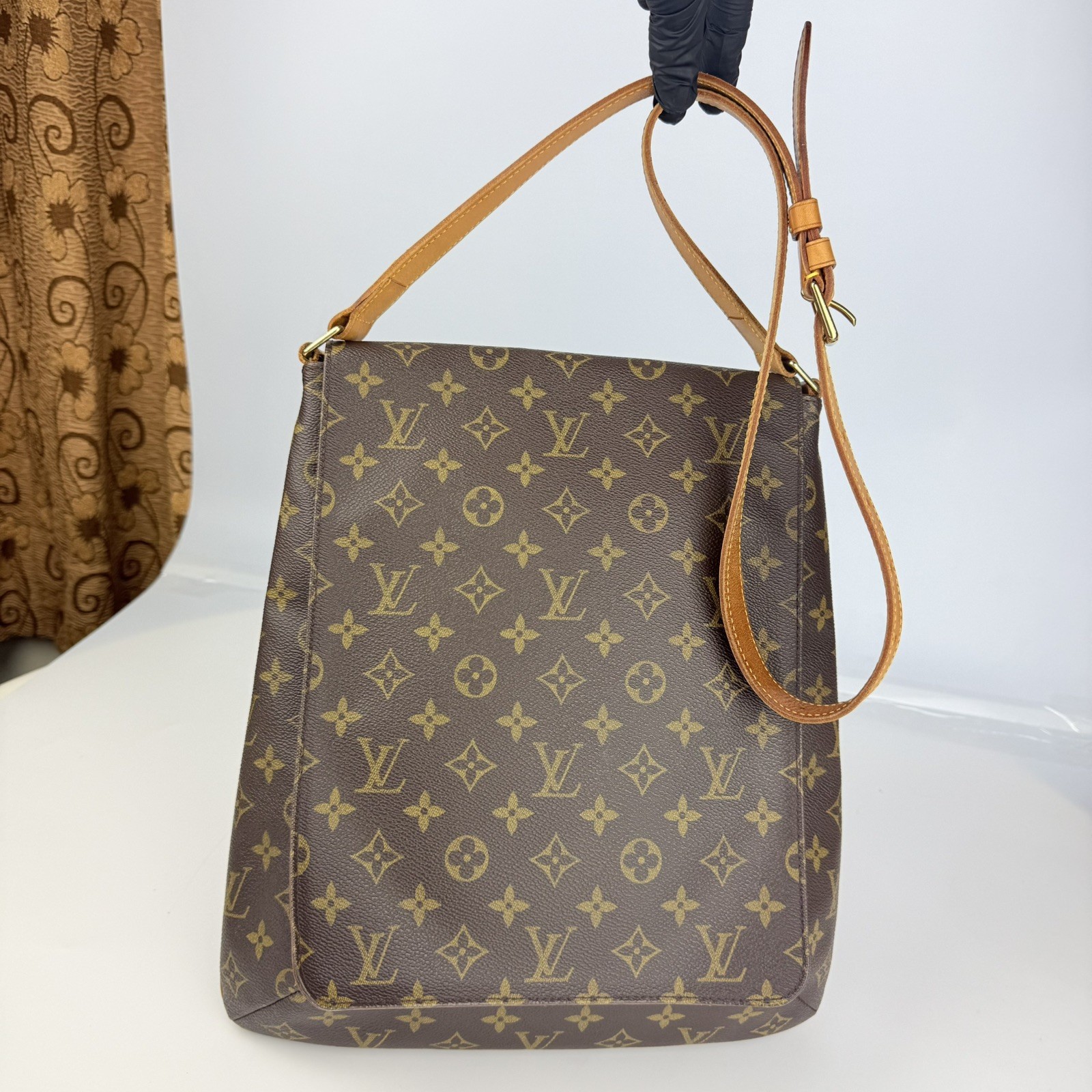 🌿 Auth LOUIS VUITTON Monogram Musette Salsa Shoulder/Crossbody Bag Vintage 🌿