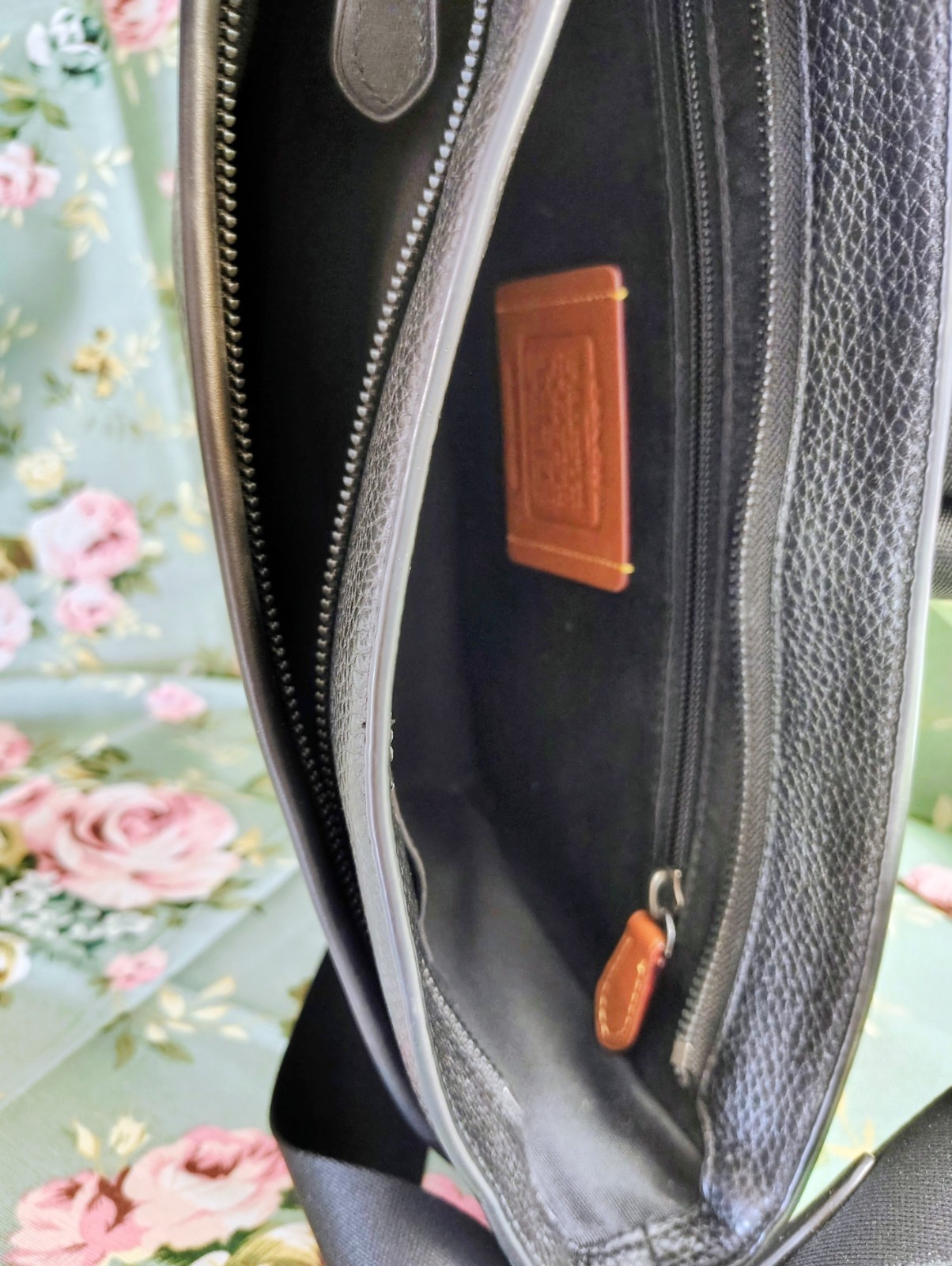 NWT Coach District Crossbody bag, black refined pebble leather, MSRP $378