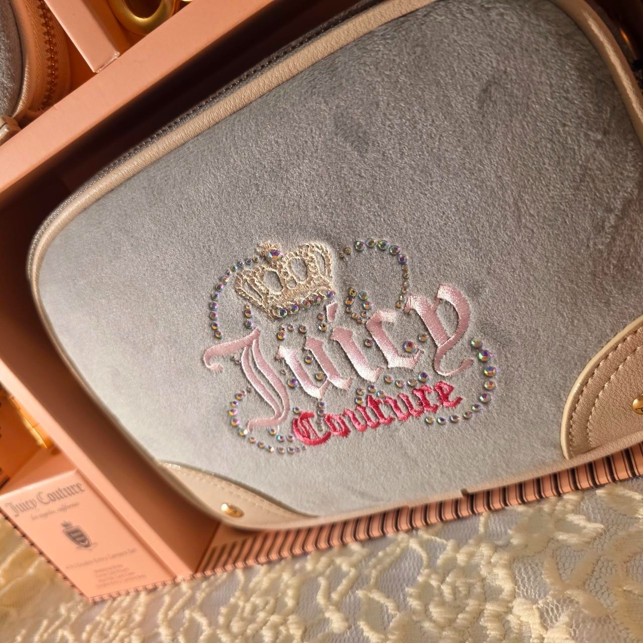 NWT Juicy Couture Heritage 4 Piece Double Entry Camera Set in Sage LIMITED HTF